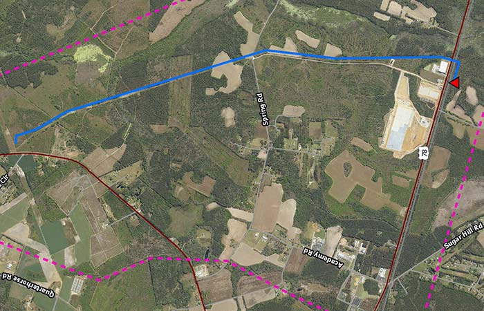 Map of Indian Field-Sugar Hill